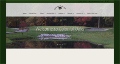 Desktop Screenshot of colonialoaksgc.com